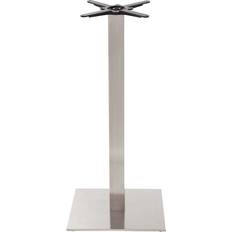 Square stainless steel table base Large