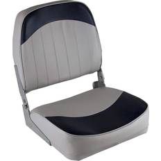 Wise 8WD734PLS-660 Standard Low Back Boat Seat, Grey/Blue