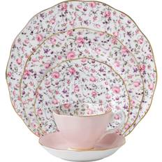 Royal Albert Rose Confetti Place Dinner Set 5