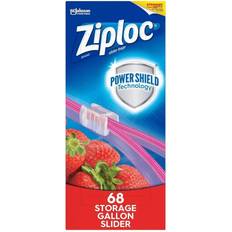 Ziploc Slider Bags, Gallon, 68/Carton 316489 Clear