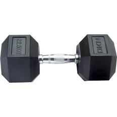 DKN Rubber Hex Dumbbells 22.5kg