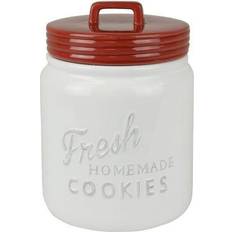 Zingz & Thingz Red Ceramic Cookie Kitchen Container