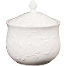 Lenox Dinnerware, Opal Innocence Carved Sugar Bowl