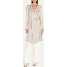 Giorgio Armani Trench Coat colour Champagne