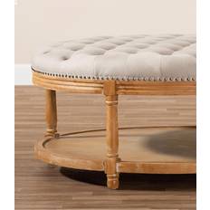 Baxton Studio Ambroise French Foot Stool