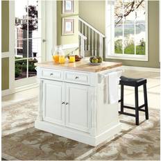 Crosley Oxford Rolling Kitchen Island Bar Stool