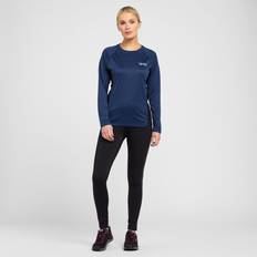 Blue - Women Base Layer Tops North Ridge Women's Resistance Long Sleeve Baselayer, Navy