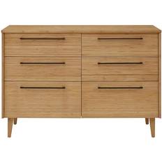 Greenington Caramelized Bamboo 6 Double Chest of Drawer