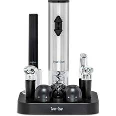 Ivation 9-Piece Wine Gift Deluxe Kit Corkscrew 4