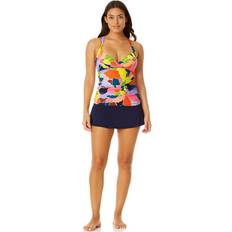 Yellow Tankinis Anne Cole Women's Petal Party Halter X Back Swim Tankini