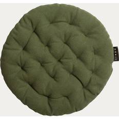 Linum Pepper pad Dark olive Chair Cushions Green