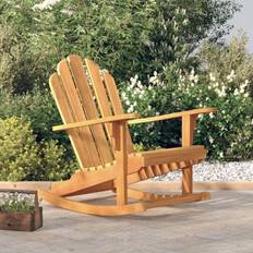 vidaXL Adirondack-gyngestol 79x100x103 massivt teaktræ