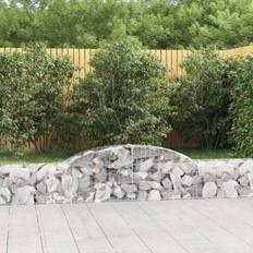 Iron Enclosures vidaXL Arched Gabion Basket 300x30x40/60 Iron