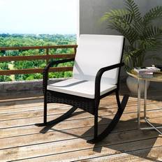 vidaXL Outdoor Rocking Chair Poly