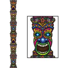 Blue Party Supplies Beistle Jointed Tiki Totem Pole Party Accessory 1 count 1/Pkg