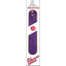 Coats & Clark All Purpose Plastic Zipper Purple
