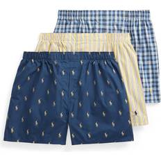 Ralph Lauren Polo Classic Fit Packaged Woven Boxers Rustic Navy Aopp/Summer Stripe/Sag Harbor Plaid