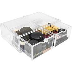 Sorbus Acrylic Jewelry Storage Case -Interlocking Scoop Create Your Own Specially Designed