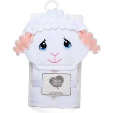 Precious Moments Hooded Baby Blanket White