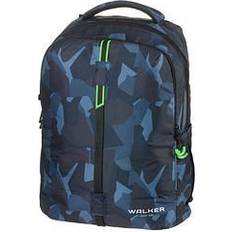 Walker Schulrucksack Elite 2.0 Camo Kunstfaser anthrazit/blau