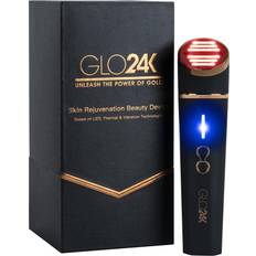 GLO24K Skin Rejuvenation Beauty Device. Based on Triple Action LED, Thermal, Vibration Technologies. SPA