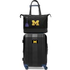 Mojo Michigan Wolverines Premium Laptop Tote Bag and Luggage Set