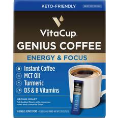 VitaCup Genius Instant Coffee Packets, Increase