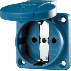 Blue CEE Sockets Mennekes 11011 1x Add-on socket IP54 Blue