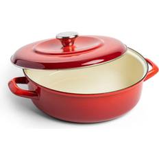 Merten & Storck Enameled Iron 4-Quart 1873 Braiser with lid