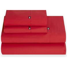 Tommy Hilfiger Signature Bed Sheet Red (243.8x203.2cm)