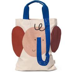 Totes & Shopping Bags Ferm Living Elephant Kinderbeutel, off-white Weiß