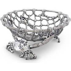 Arthur Court Designs Centerpiece Basket "Crab Net" Ocean Fruit Bowl