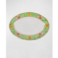 Vietri Melamine Campagna Gallina Oval Serving Dish