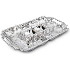 Arthur Court Designs Aluminum Grape Entertainment 4 Serving Tray