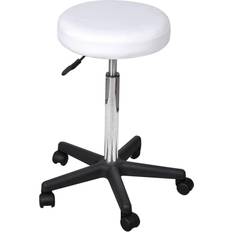 vidaXL Stool White Office Chair