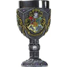 Yellow Wine Glasses Enesco Wizarding World of Harry Potter Hogwarts Decorative Goblet Figurine, Count Wine Glass