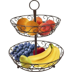Sorbus 2-Tier Basket Fruit Bowl