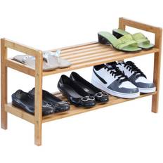 Oceanstar 15.5 H 8-Pair 2-Tier Shoe Rack