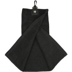 Masters Tri Fold Guest Towel Black (42x17cm)