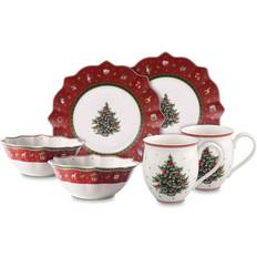 Porcelain - Red Dinner Sets Villeroy & Boch Toys Delight 6 Service for 2 Porcelain/Ceramic Dinner Set