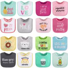 The Peanutshell Girls 16-pc. Lightweight Bib, One Size, Pink Pink