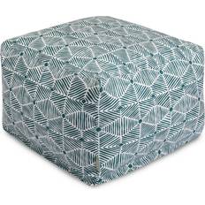 Majestic Home Goods 85907237062 Charlie Emerald Pouffe