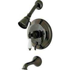 Kingston Brass NB36300PL Water Onyx Balanced Tub Shower Grey