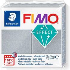 Silver Clay Fimo 6 x Staedtler Modelliermasse effect 57g silber metall