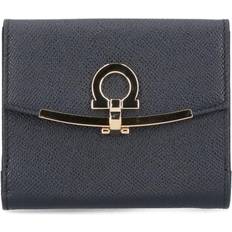 Ferragamo Women Gancini French wallet Black