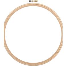 Natural Frank A. Edmunds Wood Embroidery Hoop W/Round Edges 10"