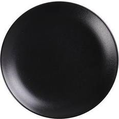 Black Soup Plates Yanco NB-310 Noble Black Shape Round Black Soup Plate