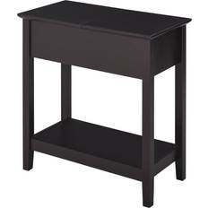 Homcom Wood Flip Top Side Small Table