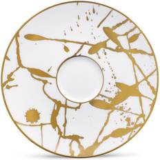 Noritake Raptures Gold Set 4 Service Saucer Plate