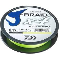Daiwa J-Braid X4 Braided Fishing Line Multicoloured 0.07,0.33mm